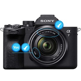 55mm Lens Cap Cover Compatible for Sony 28-70mm F3.5-5.6 FE OSS,E 18-135mm f/3.5-5.6 OSS for Sony A7 IV A7R III II Alpha 7IV A7RIII A7R IV Camera,Sony FE 35mm F1.8,HUIPUXIANG [2 Pack]