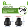 MFE Quad Cane Tips (Set of 8) - Heavy Duty