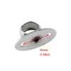 Antrader Stainless Steel Closet Rod Flange,0.75 Inch Dia. O-Shaped Curtain