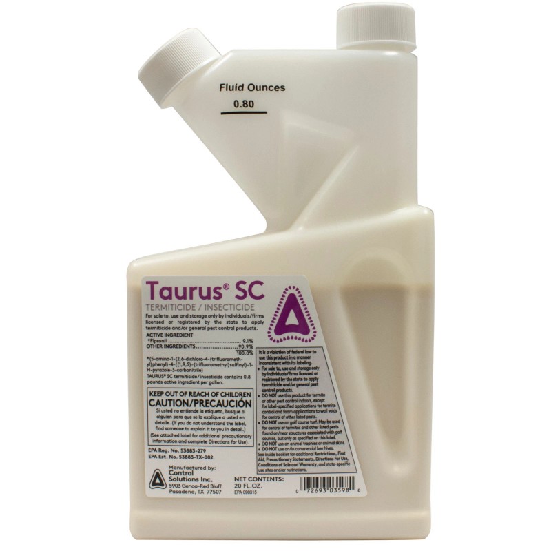 Control Solutions Taurus SC Termiticide Termite Spray Generic Termidor NOT