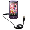 Gomadic USB Charging Data Coiled Cable for The LG Cookie
