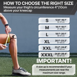 DR. BRACE ELITE Knee Brace with Size Stabilizer (2 Pack) Knee Brace for Women & Men, Workout, Sports, Daily Knee Compression Sleeve for Maximum Knee Pain Support & Fast Recovery (Mercury, XXX-Large)