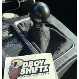 Dboy Shiftz Shift Boot Suede Alcantara Exact fit for Honda 11th gen Civic manual - Black