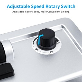 TIANSE Binding Machine, Spiral Coil Binder Machine, Manual Book Maker Punch Binder with Electric Coil Inserter,Suit for Letter Size / A4 / A5 with 100pcs 5/16'' Plastic Coil Binding Spines & Plier