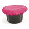 LINCOLN Pink Horse/Pont Feed Bucket Cover - Elasticated Edge, Rodent