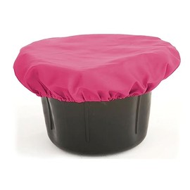 LINCOLN Pink Horse/Pont Feed Bucket Cover - Elasticated Edge, Rodent Free