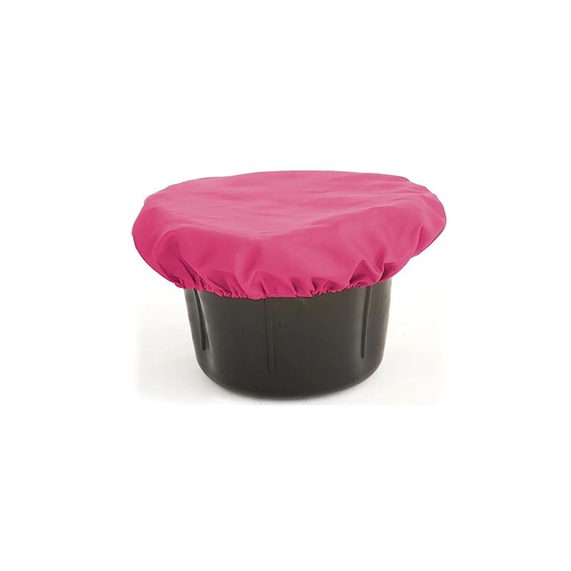 LINCOLN Pink Horse/Pont Feed Bucket Cover - Elasticated Edge, Rodent