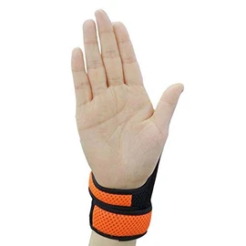 ABS Wrist, Mini List, 3 Colors, Bowling Supplies, Bowling Goods, Gloves (Orange, S)