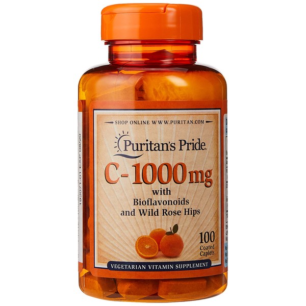 Puritan's Pride 1000 mg with Bioflavonoids & Rose Hips Supports Immune System