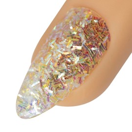 Young Nails Art Glitters - Premium Loose Nail Glitter Powder for Acrylic Nails & Gel Nails, Nail Sequins, Nail Sparkles, Nail Art Powder, Fine & Chunky Glitter, Durable, Sticks and Stones, 1 oz