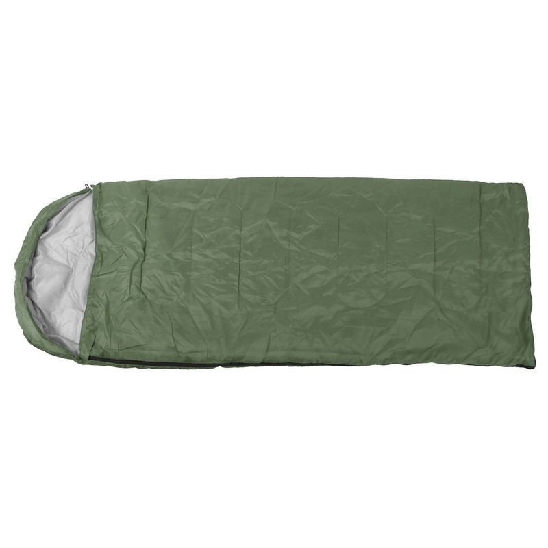 Adult Outdoor Envelope Sleeping Bag with Hood Waterproof for Camping