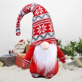 JOYSAL Christmas Gnome, Christmas Decoration Gnome Figures, 42 cm High Santa Tomte Gnome for Christmas Decoration