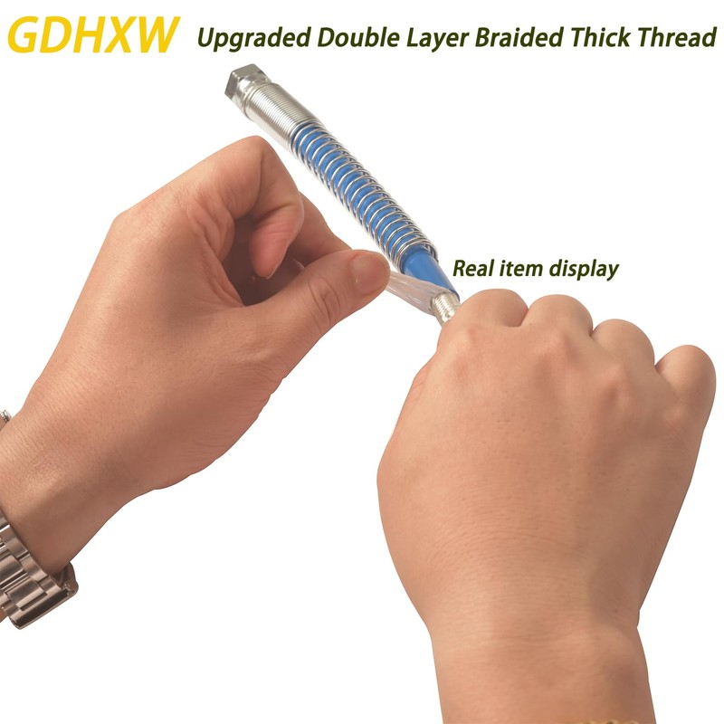 GDHXW 25FT Double Layer Braided Wire High Pressure Airless Paint