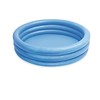 INTEX 59416EP Crystal Blue Inflatable Kiddie Swimming Pool, 45in x