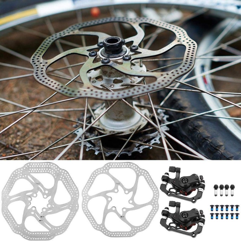 VGEBY Bicycle Disc Brake Cycling Bicycle Front Rear Set Bike