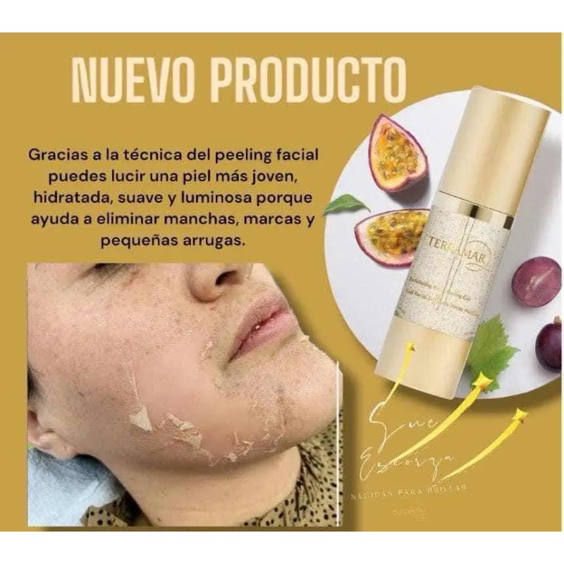 Terramar Nuevo Gel Facial Exfoliante Efecto Peeling / 30mls