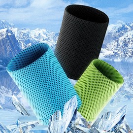 Sensitivity to cold sports wrist towel cool towel ice bandage M13189 Green/M 6ea