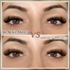 SLSXNL Brown Lash Clusters C Curl Natural Wispy Eyelash Clusters