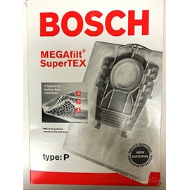 Bosch Type P Bags - Genuine replacement vacuum filter bag with 1 filter