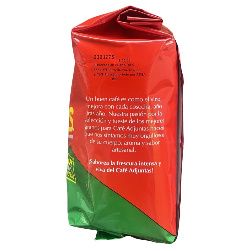 Adjuntas Ground Coffee, 100% Pure, Medium Roast, 8 Ounce (Pack