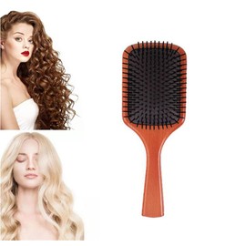 Air Cushion Comb, Wooden Cushion Airbag Comb, Hair Brush, Cushion Brush, Hair Massage, Scalp Massage, Beauty Care, Cushion Brush, Home, Barber, Antistatic Comb, Promotes Blood Circulation