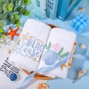 JarThenaAMCS 2Pcs Ocean Hand Towels Cotton Embroidered Bathroom Towels Seashell