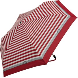 Doppler Pocket Umbrella Carbon Steel Slim Delight, red