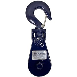 B/A Products 6I-4T4 4T/4.5" Snatch Block with Latch, 7.2 Height, 4.4 Width, 17.3 Length