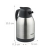Relaxdays Stainless Steel Insulated Jug Tea Thermal Coffee Pot 2
