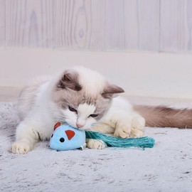 ADD. MATE Cat Toy Long Tail Mouse Tassel Tail