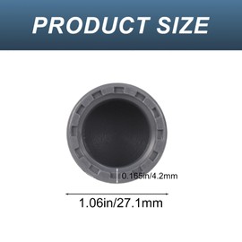 12pcs 1/2 Inch PVC Pipe Fitting End Female Thread Cap Plug Adapters, PVC Sprinkler Head Cap Off for Plumbing DIY Projects Drip Irrigation Systems & Garden Hose Pipe Repair Kit, BSPT Connection (Grey)