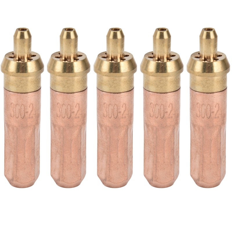 5Pcs Acetylene Cutting Torch Tips Nozzle Ring Shape Consumable Accessories