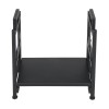 Sking Firewood Rack Holder Metal Outdoor Indoor Log Storage Bin