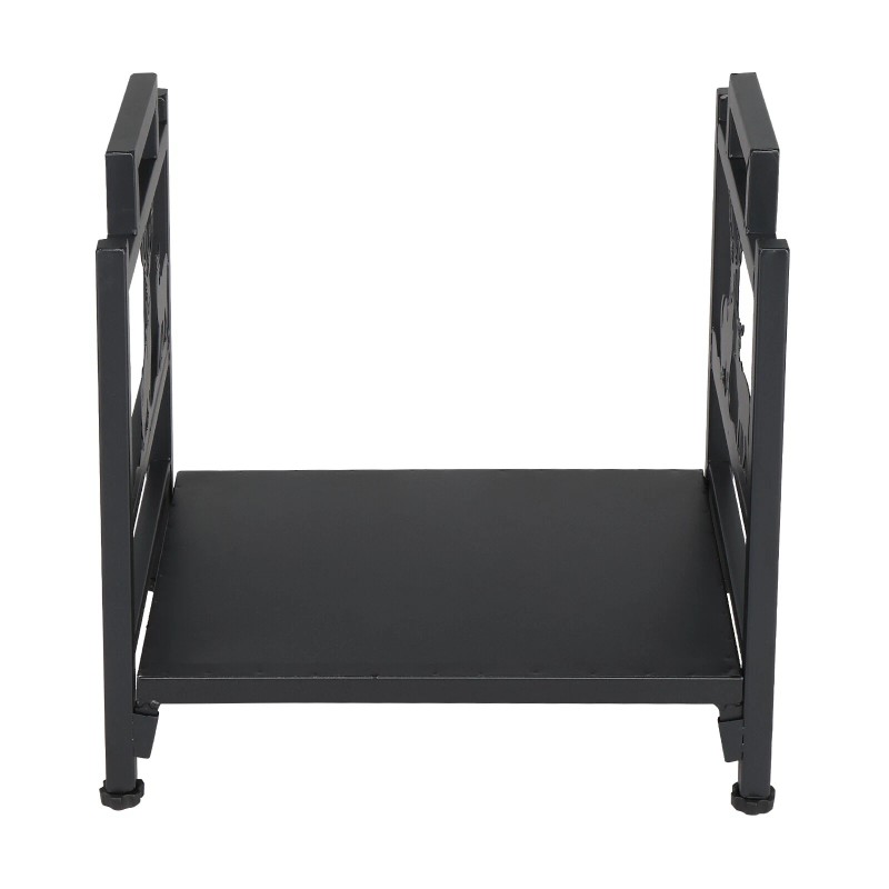 Sking Firewood Rack Holder Metal Outdoor Indoor Log Storage Bin