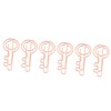 100Pcs Paper Clip Metal Rose Gold Color Urheen Design Paperclip