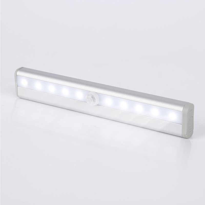 LESHP Motion Sensor Light Rotating 10 LED Night Light with