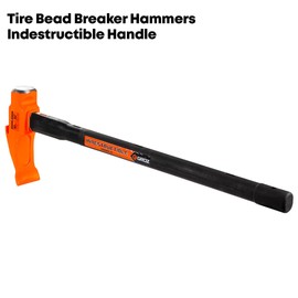 Groz Professional 10lbs Tire Bead Breaker Hammer - 32" Indestructible Handle, Ergonomic Grip for Efficient Tire Removal (34751)