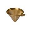 ATHIA GOLDEN DRIPPER, STAINLESS STEEL COFFEE FILTER, PAPERLESS FILTER, REUSABLE