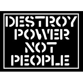 8.5 x 2 inch Crass Anarchy Sticker - Amebix Anarcho Anti Cimex Antisect Aus-Rotten Avskum Axegrinder Black Flag Chaos UK Crust Deviated Instinct Dirt Discharge Disclose Disorder Disrupt Doom