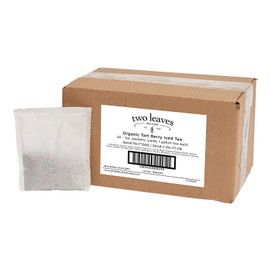 Paisley Label Tea by Two Leaves and a Bud Organic Tart Berry Herbal Iced Tea, 1 Ounce, 24 Count