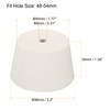 sourcing map Rubber Tapered Plug 45mm to 56mm with 8mm