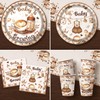 A Baby is Brewing Tableware Set, Coffee Theme Baby Shower