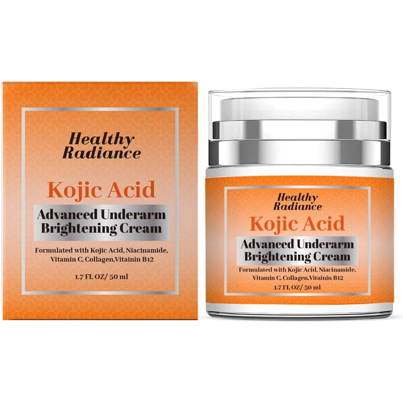 Crema iluminadora avanzada para axilas con ácido kójico Glutatión Ácido