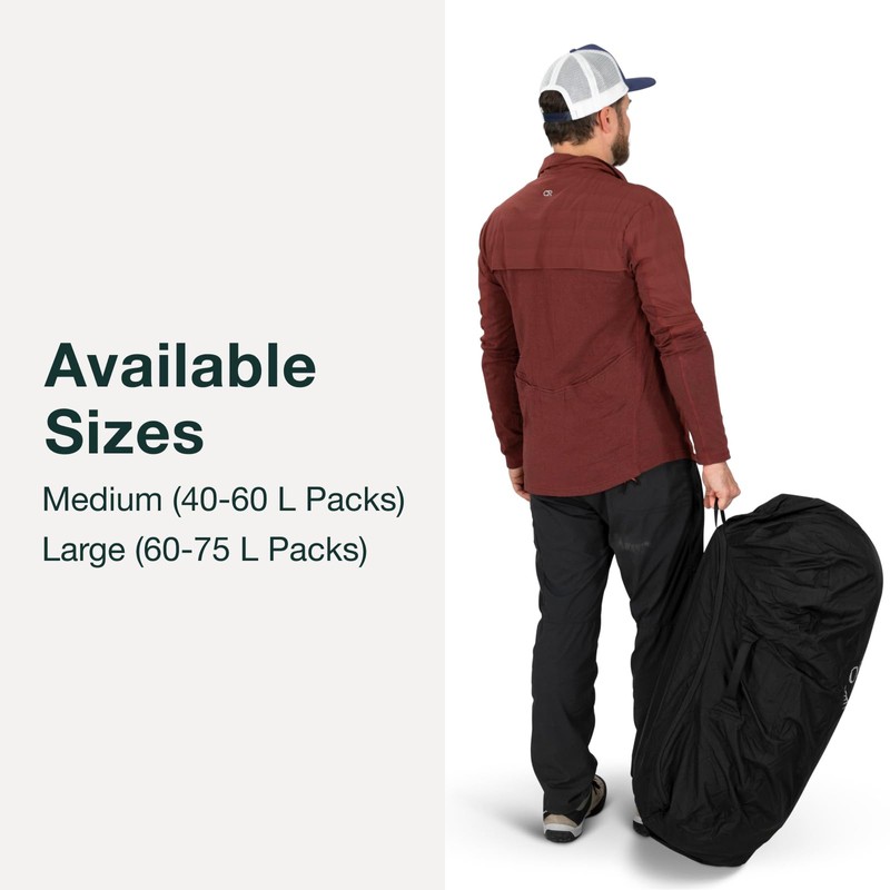 Osprey AirCover Large Unisex Accessories - Travel Black O/S