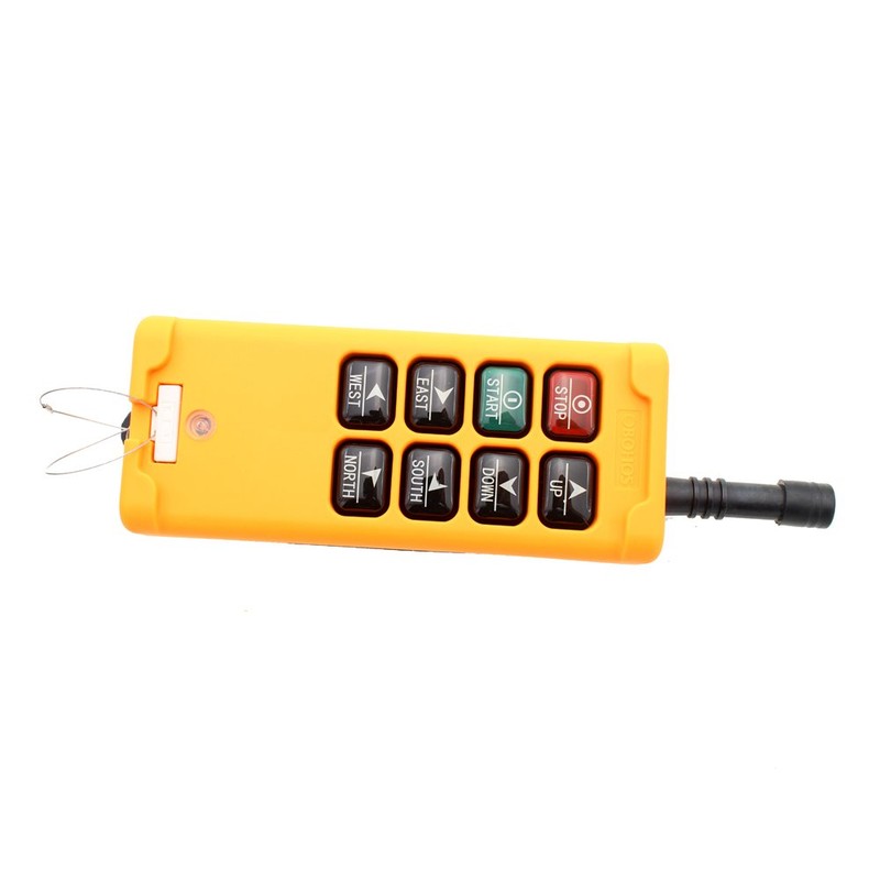 8 Key Industrial Remote Control Wireless Hoist Crane Push Button