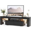 YESHOMY Modern LED TV Stand for Televisions up to 70