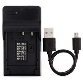 NP-BD1 USB Charger for Sony Cyber-Shot DSC-P100, DSC-P120, DSC-P150, DSC-P200, DSC-T5, DSC-T50, DSC-T500, DSC-T70, DSC-T700, DSC-T75, DSC-T77, DSC-T9, DSC-T90, DSC-T900, DSC-TX1 Camera and More