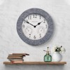 Presentime & Co Sandstone Outdoor Clock with Thermometer & Hygrometer