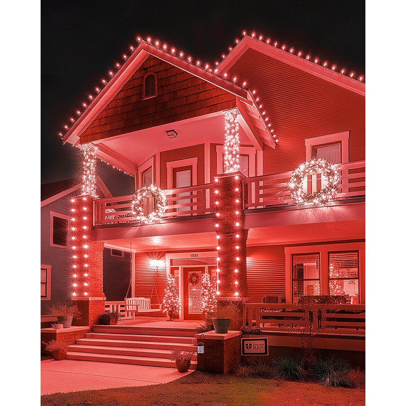 C7 RED Replacement Light Bulbs, Shatterproof LED Light Bulb for