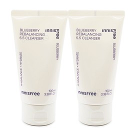 Innisfree Blueberry Rebalancing 5.5 Cleanser 100+100ml / 이니스프리 블루베리 리밸런싱5.5 클렌저 100+100ml